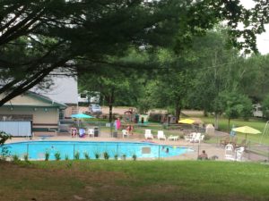 People at the pool