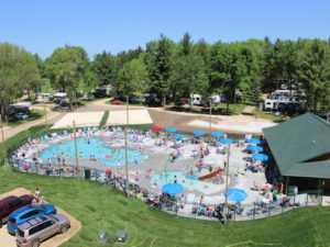 People at the pool